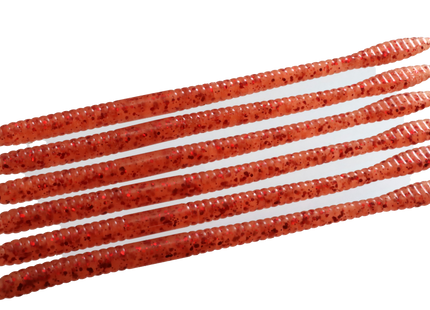 Blood Tiger 6.25" Spade Tail Worm - 12 Per Pack