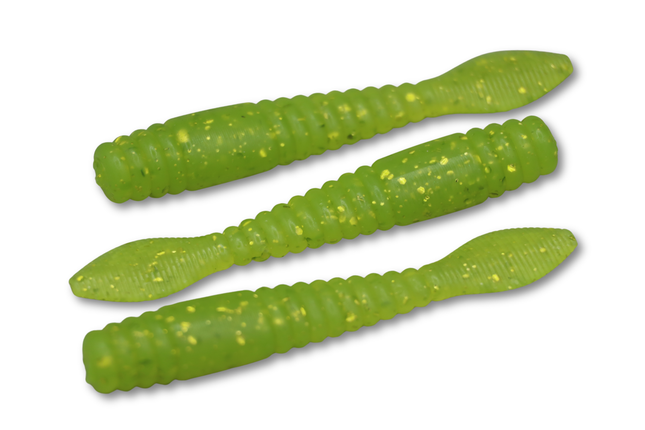 Chartreuse Shine 2.75" WaGi Ned Crawler