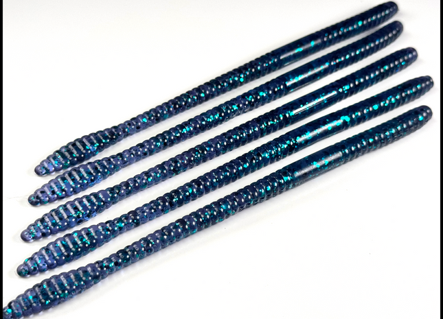 Junebug 6.25" Spade Tail Worm - 12 Per Pack