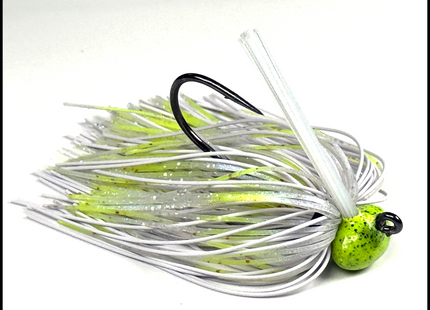 Chartreuse Pearl "V2" Weedless Football Jig