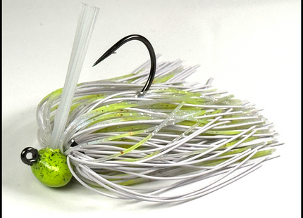 Chartreuse Pearl "V2" Weedless Football Jig