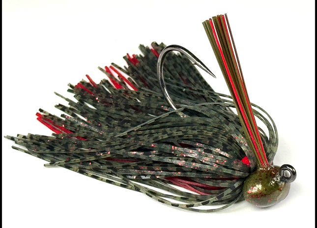 Watermelon Red "V1" Weedless Football Jig