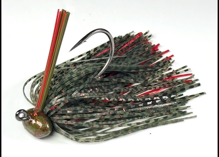 Watermelon Red "V1" Weedless Football Jig