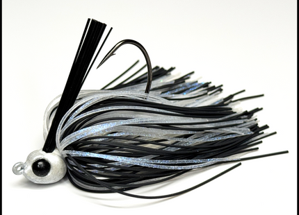 Pearl Midnight "V2" Poison Tail Weedless Jig