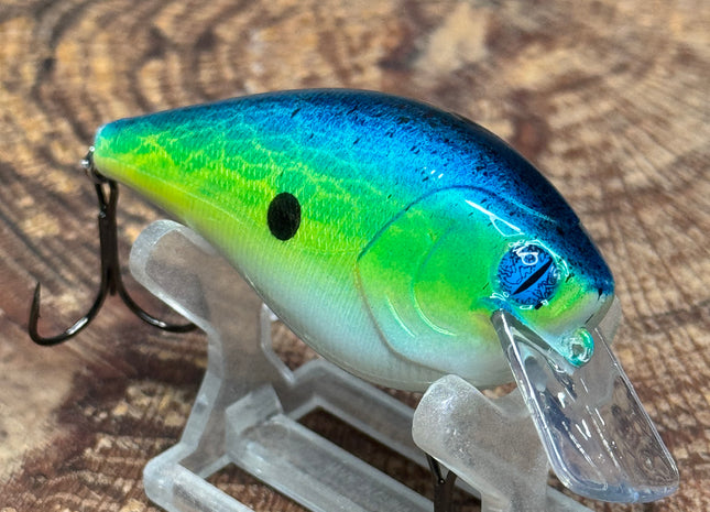 Blue-Treuse Shad 2.5 Square-Bill