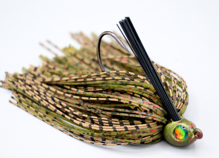 Watermelon Red Poison Tail Weedless Jig