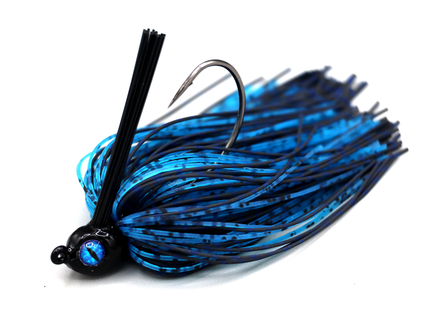 Black N' Blue Poison Tail Weedless Jig