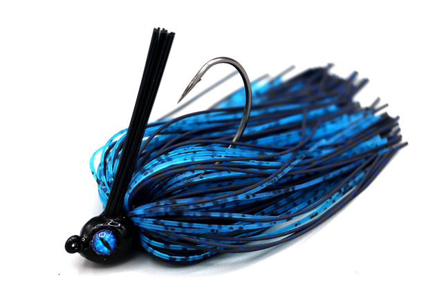 Black N' Blue Poison Tail Weedless Jig