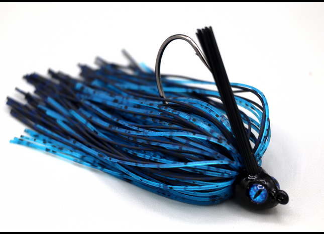Black N' Blue Poison Tail Weedless Jig