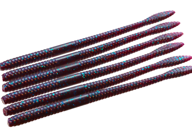 Junebug 6.25" Spade Tail Worm - 12 Per Pack