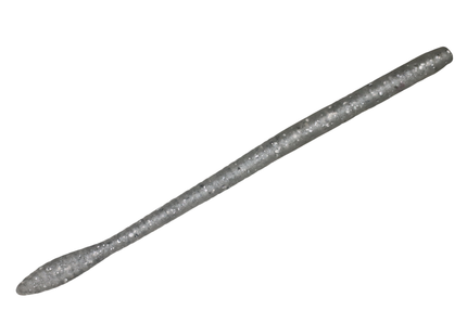Pearl Silver 6.25" Spade Tail Worm - 12 Per Pack