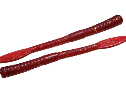 Red Plum 4" WaGi Finesse Worm - 12 Per Pack